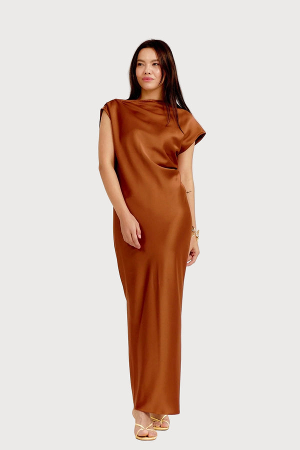 Maxi Satin Dress