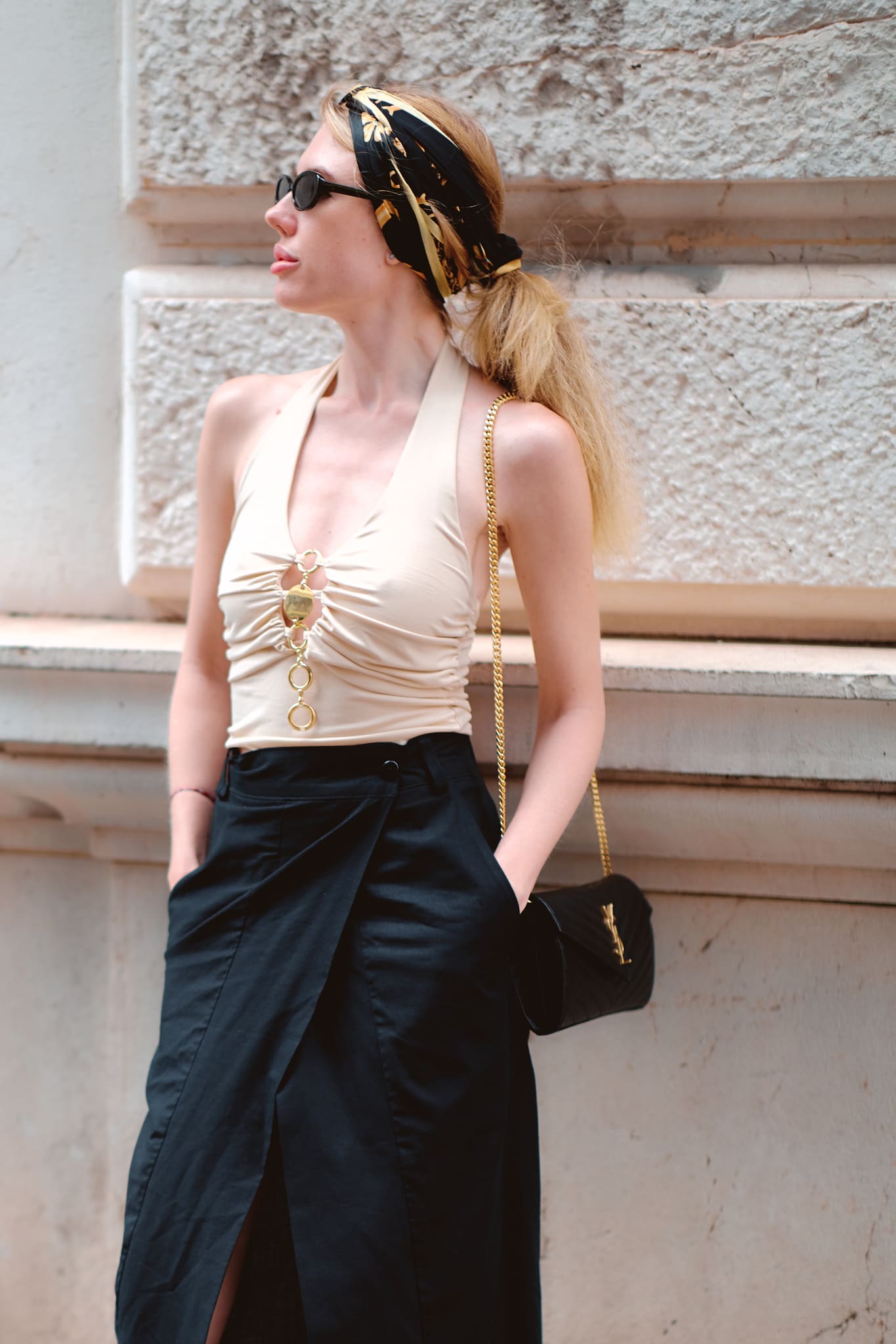 Chain Luxury Silk Scarf - ScarvesMAZONKIKI