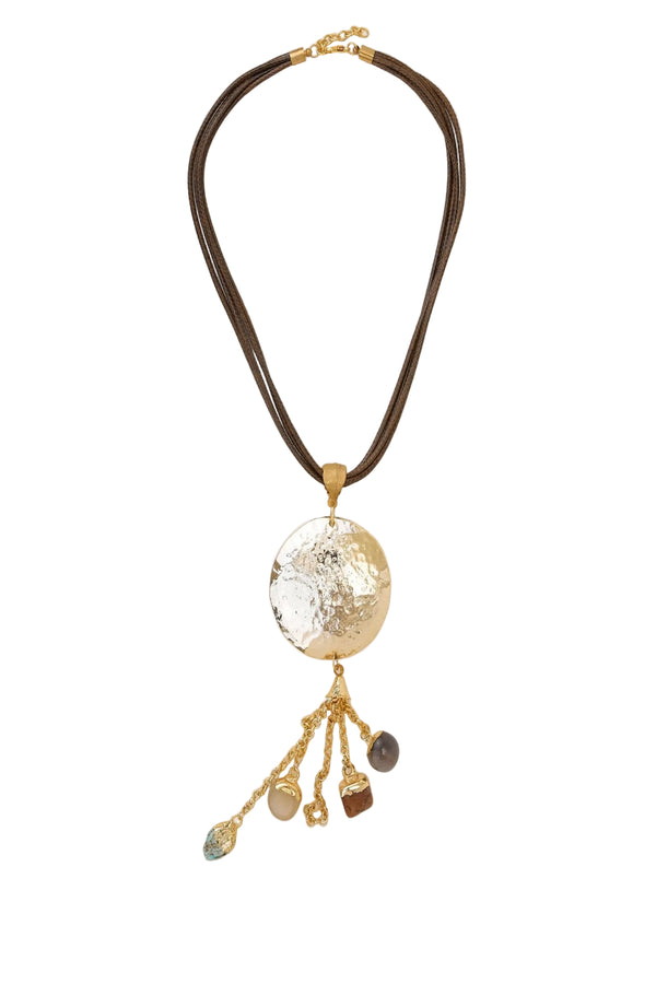 Solar Cascade Pendant Necklace