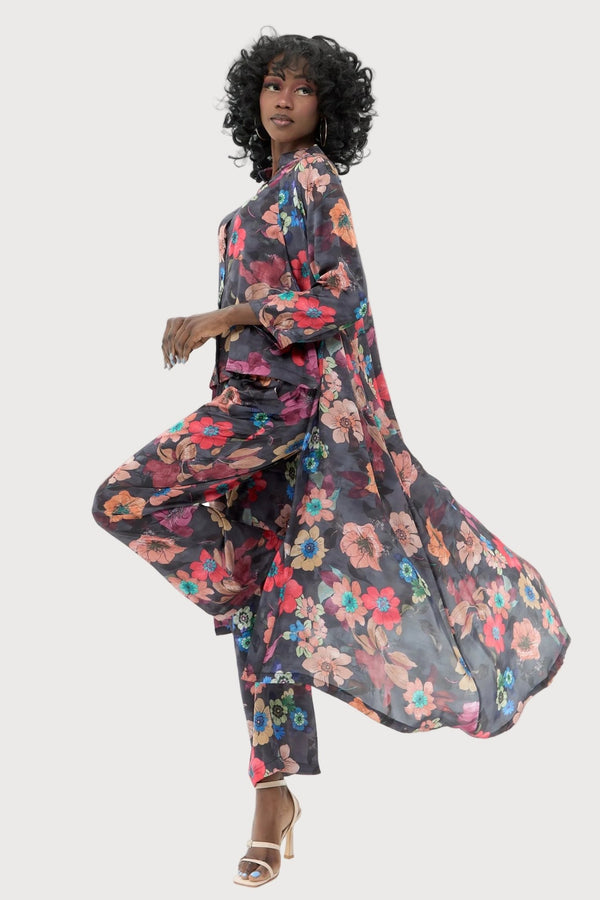Satin Kimono Robe