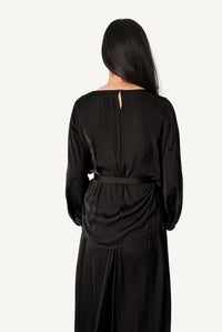 Belted Wide-Leg Lounge Set