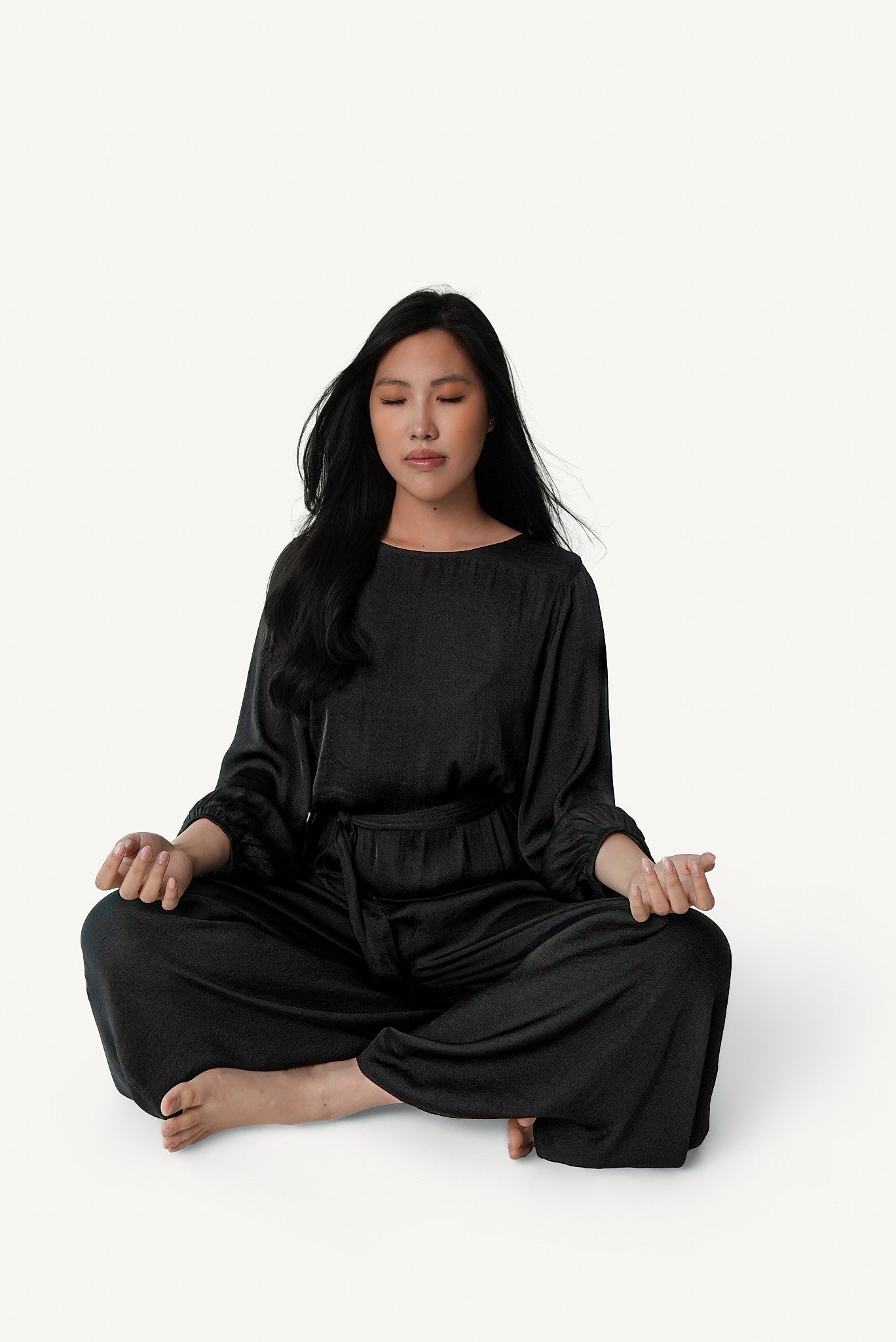 Belted Wide-Leg Lounge Set