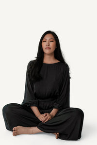 Belted Wide-Leg Lounge Set