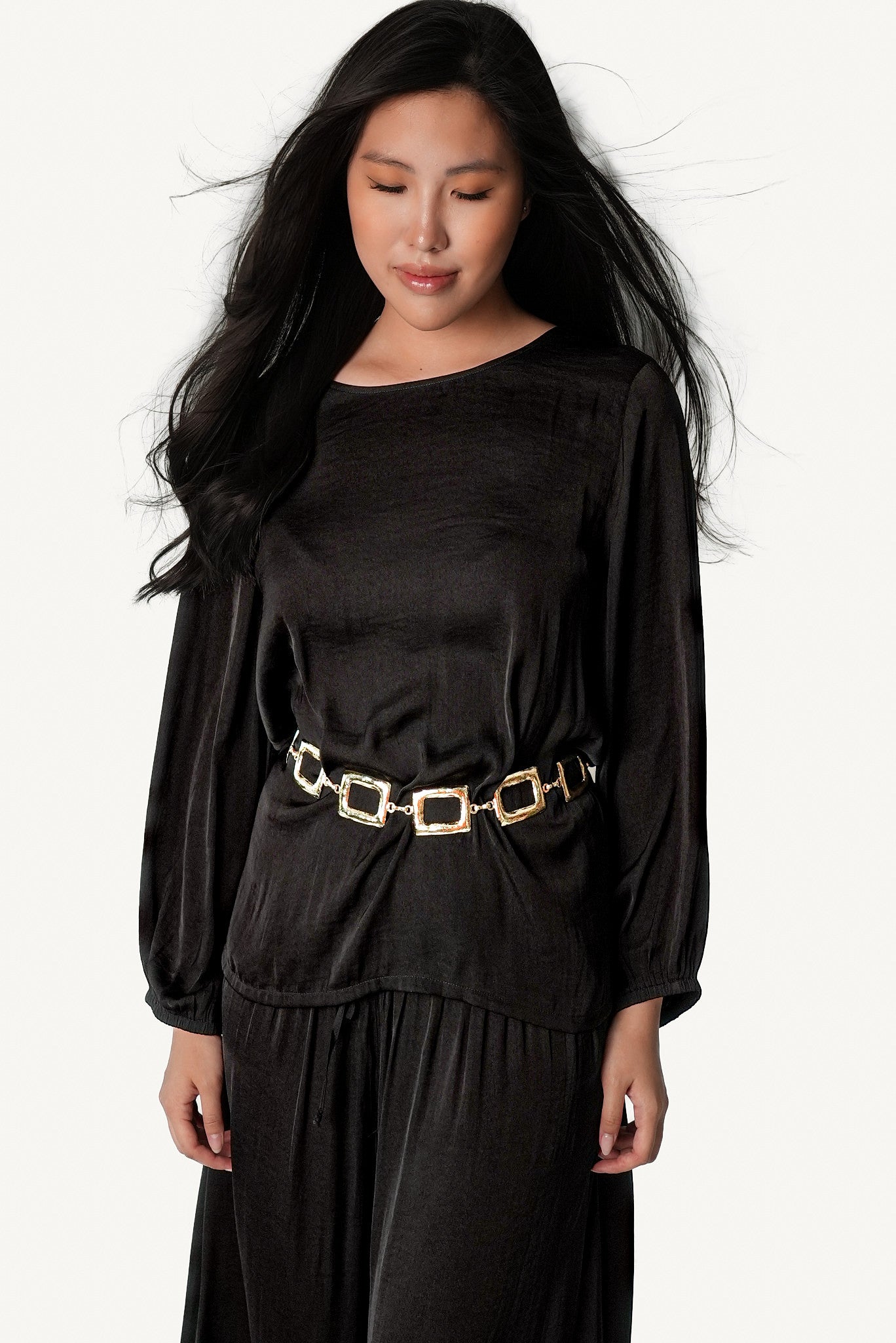 Belted Wide-Leg Lounge Set