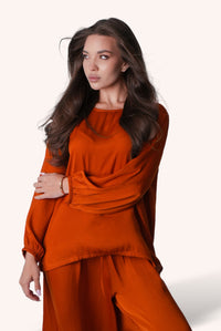 Belted Long-Sleeve Lounge Set