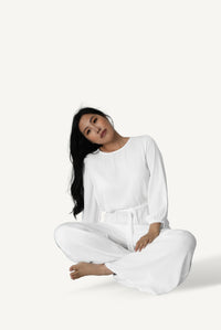 Wide Leg lounge set.