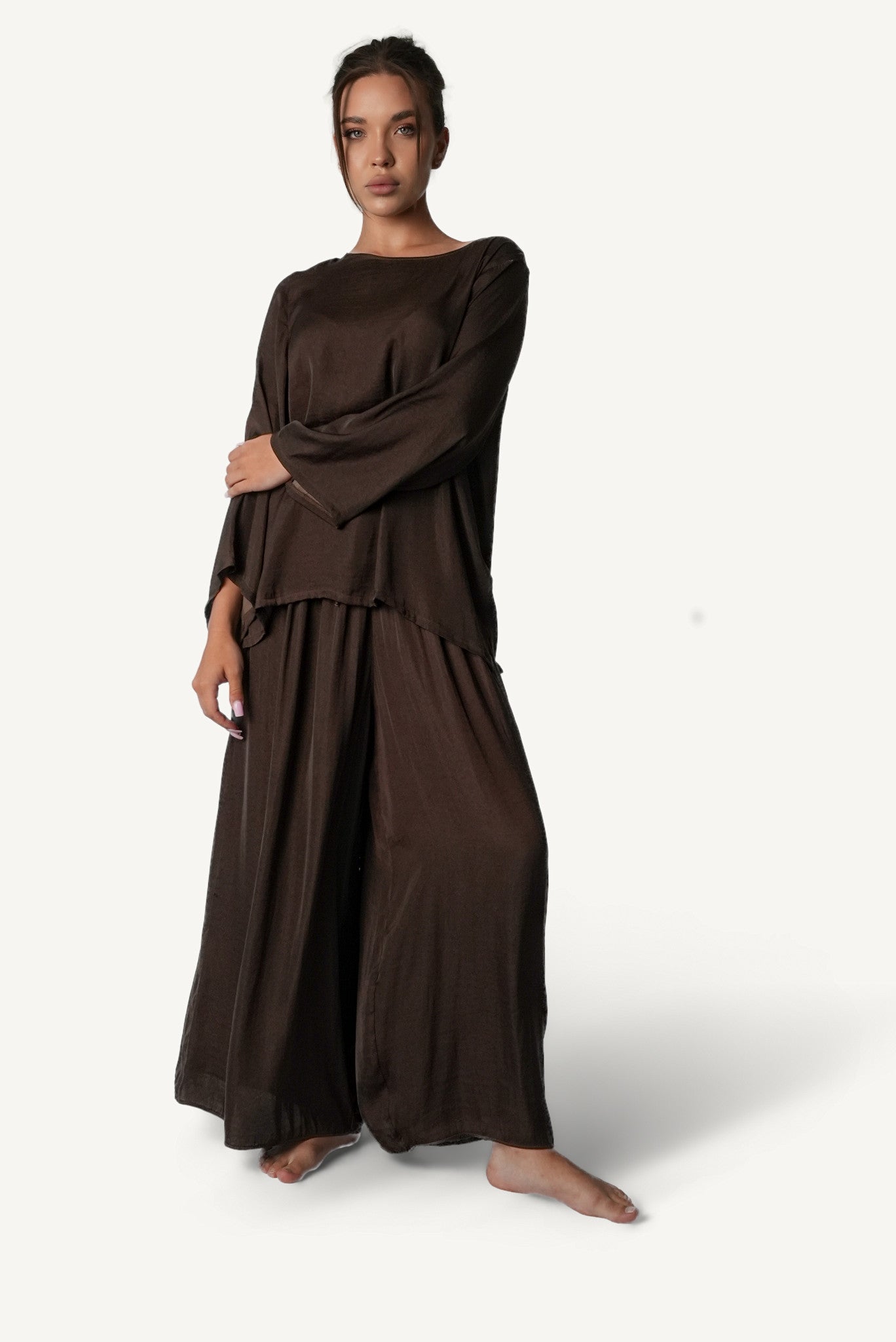 Layered-Hem Lounge Set
