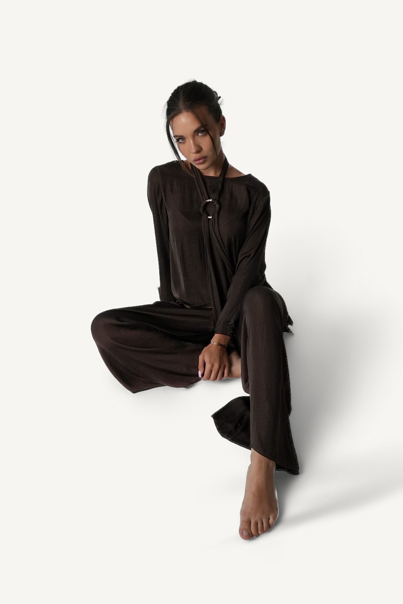 Layered-Hem Lounge Set