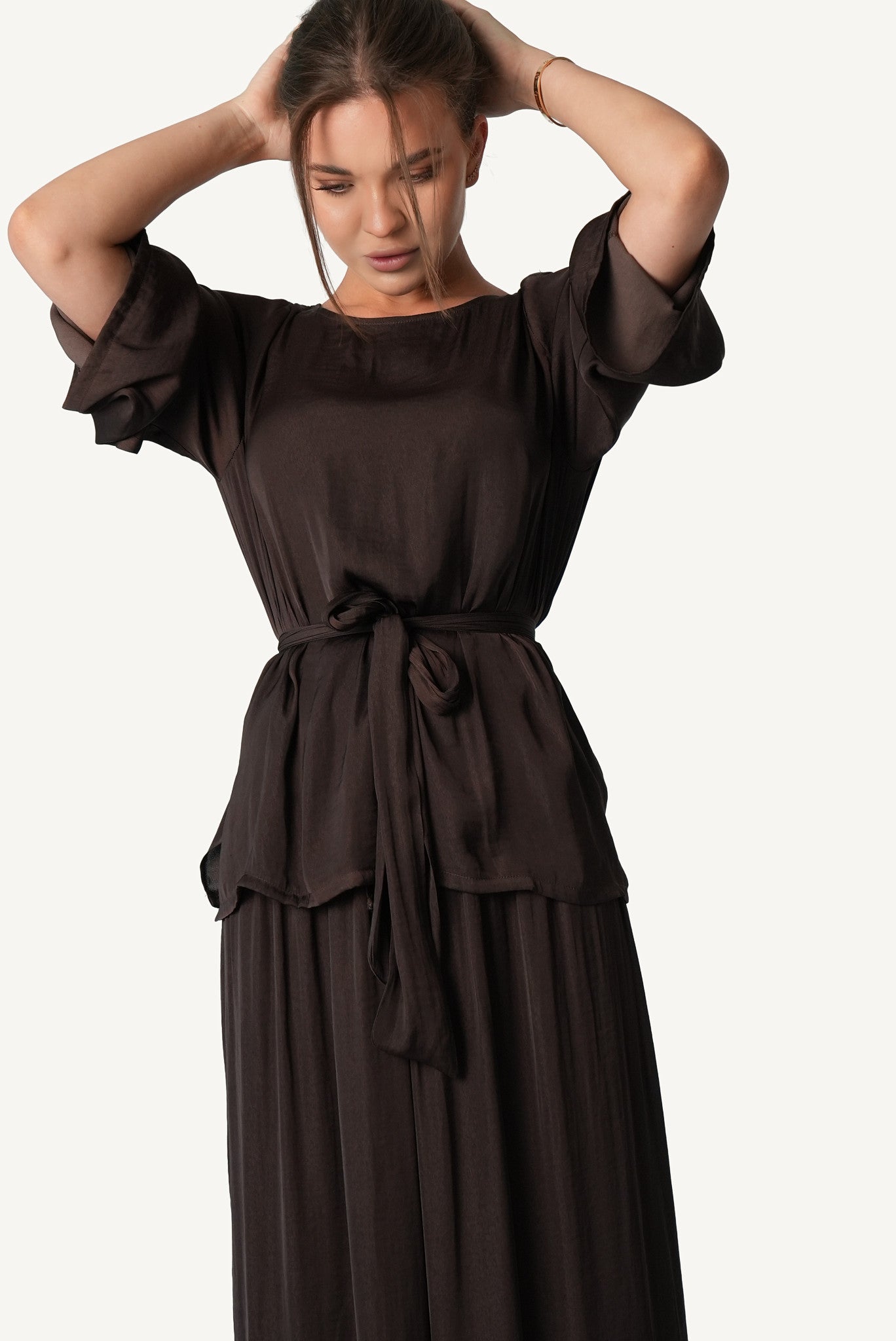 Layered-Hem Lounge Set
