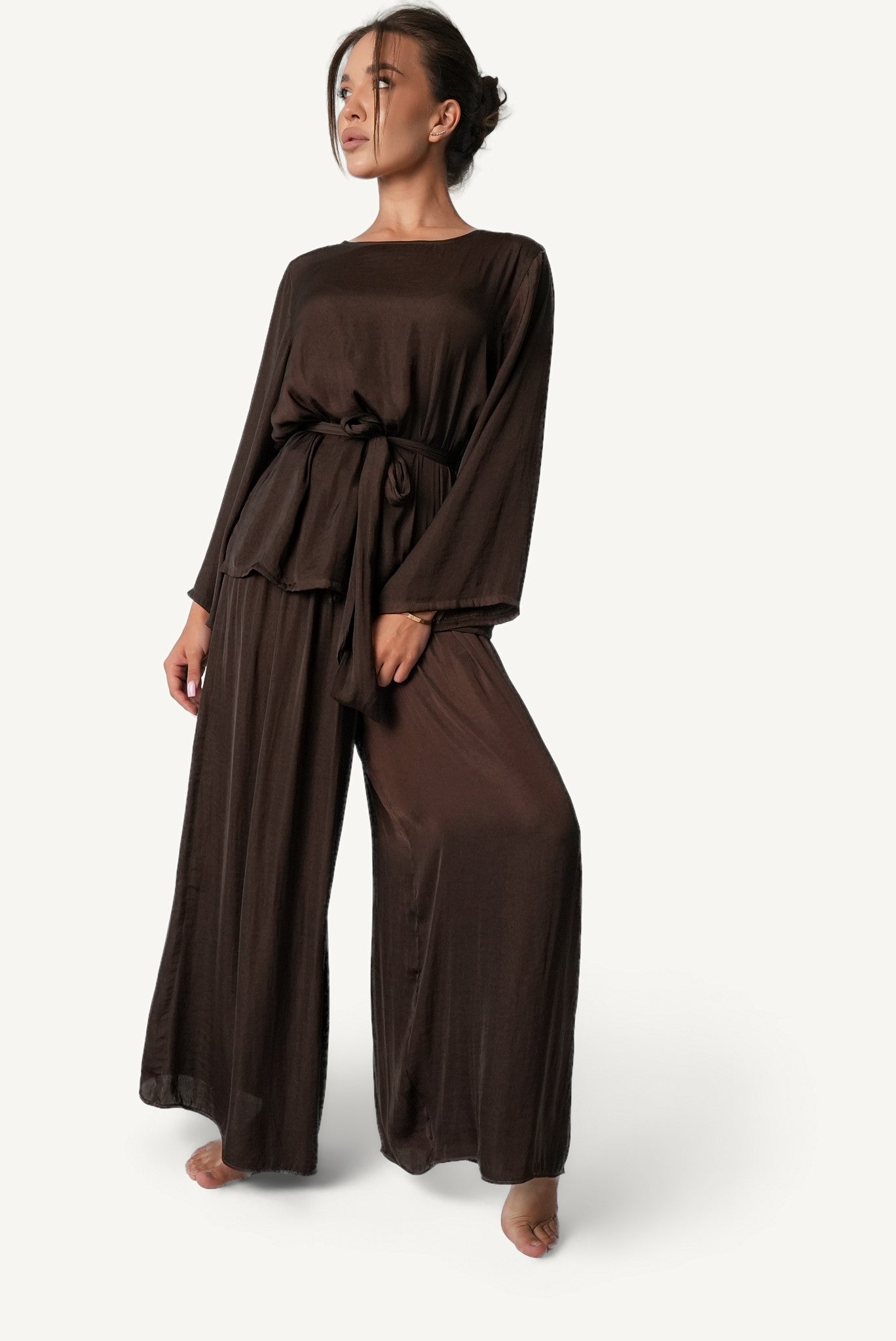 Layered-Hem Lounge Set