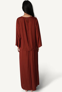 Belted Bateau-Neck Lounge Set