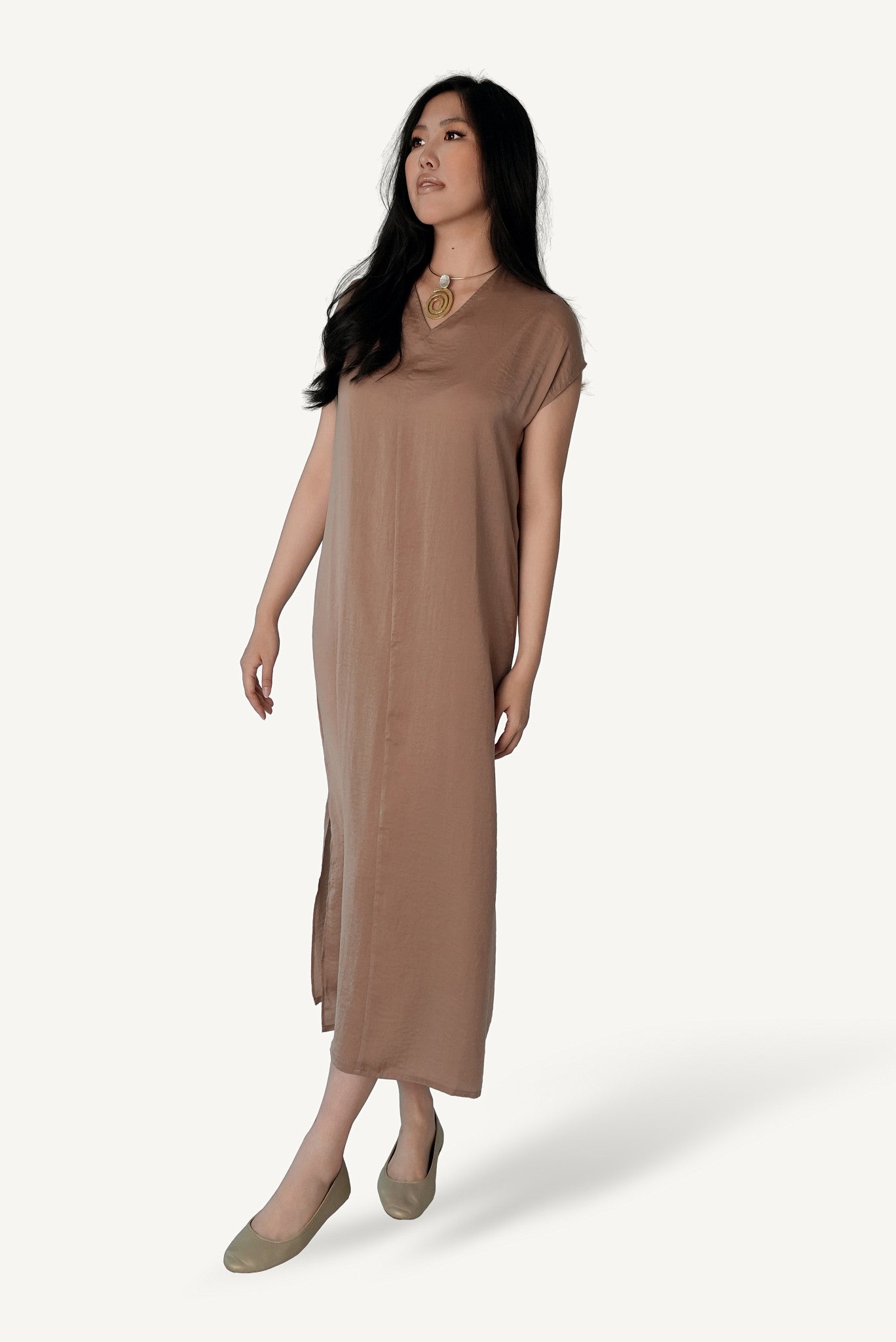 V-Neck Maxi Dress