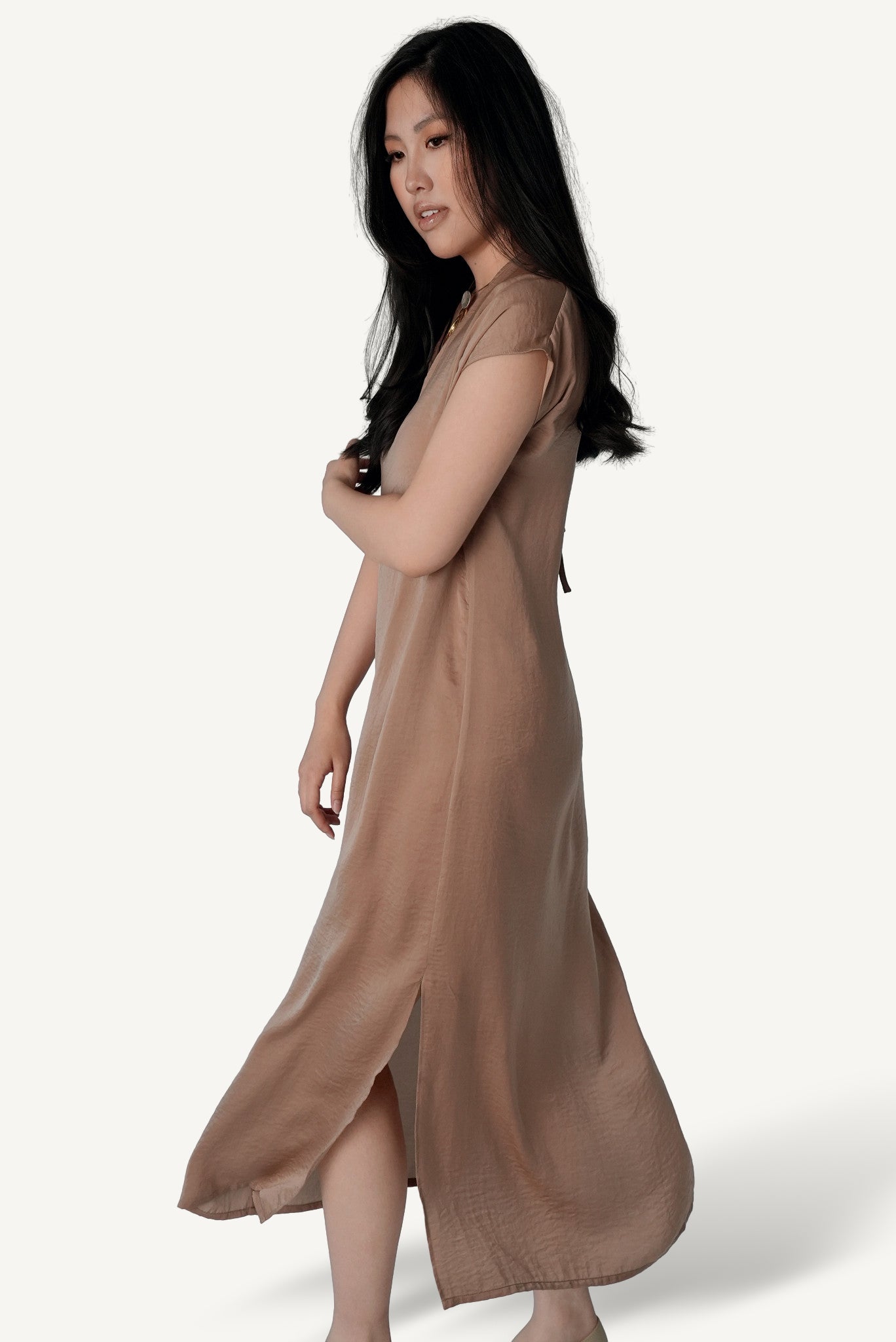 V-Neck Maxi Dress