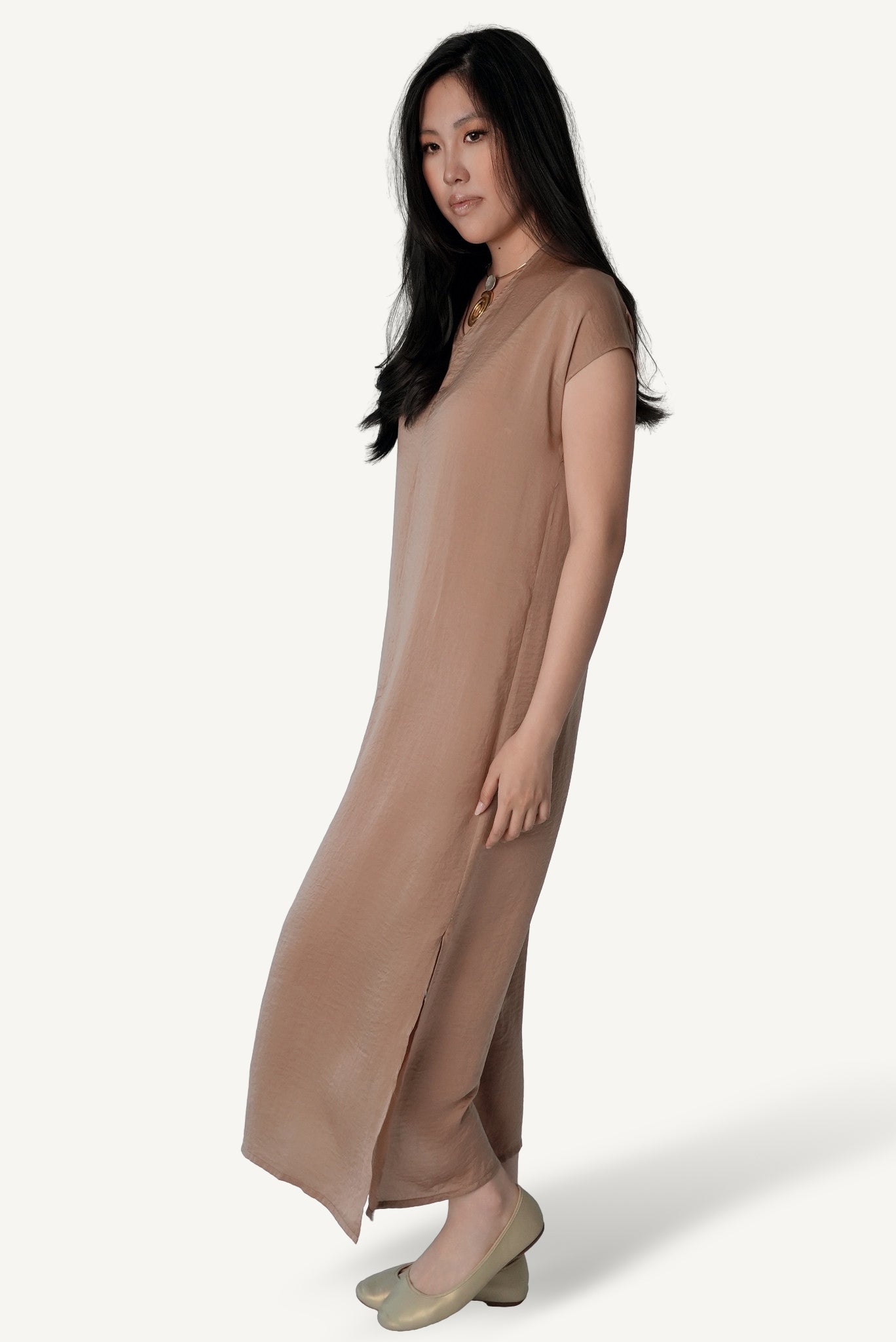 V-Neck Maxi Dress