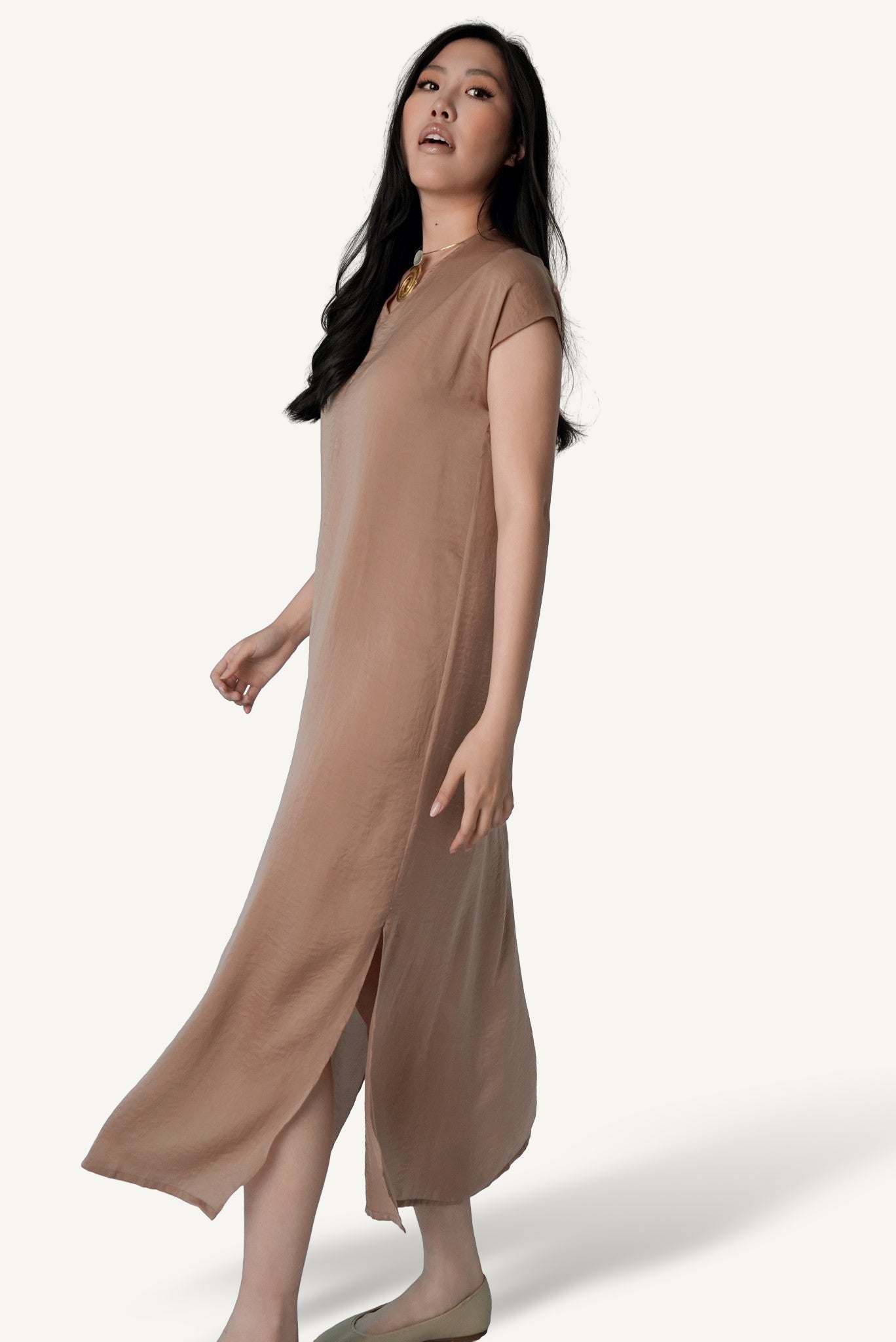 V-Neck Maxi Dress