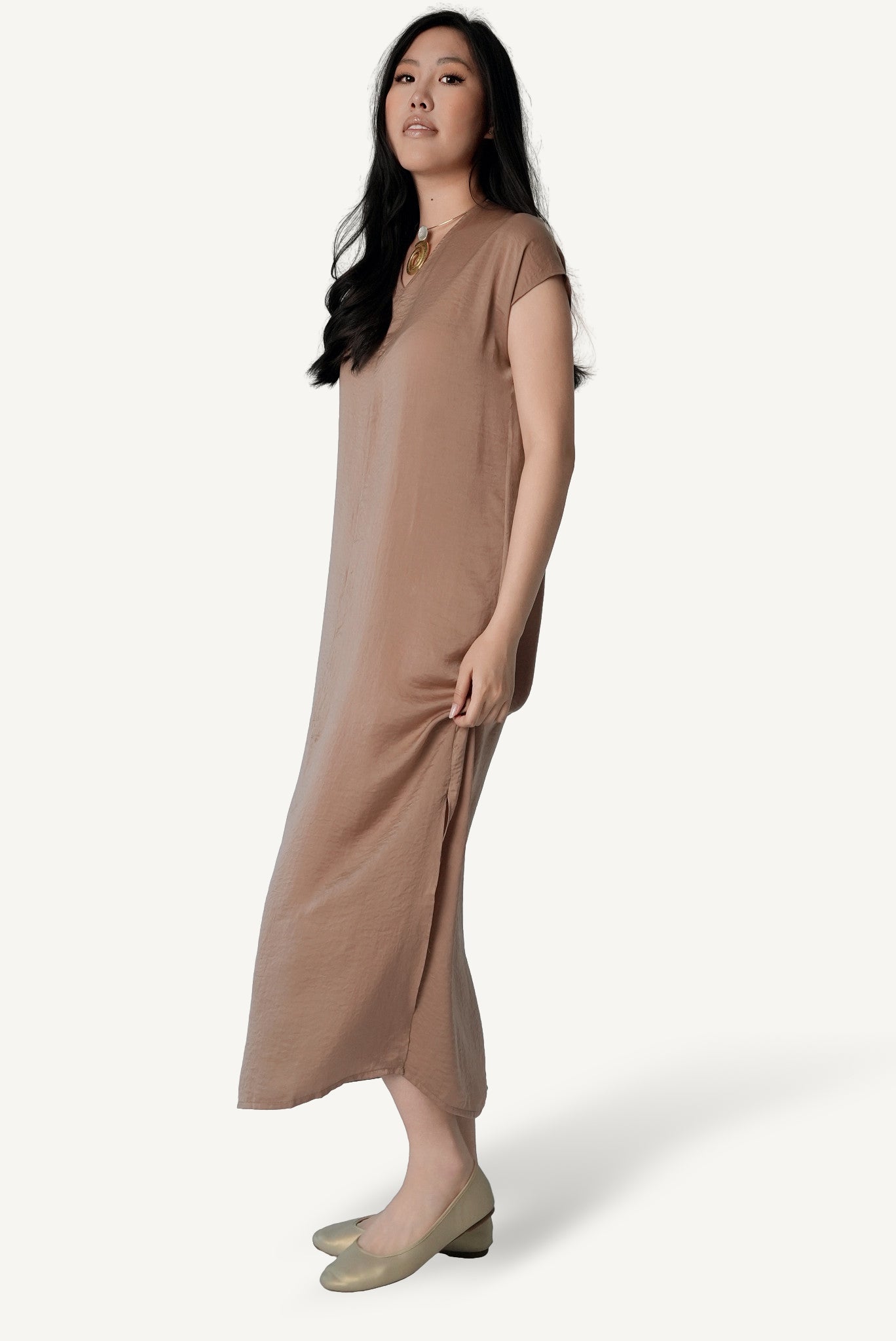 V-Neck Maxi Dress