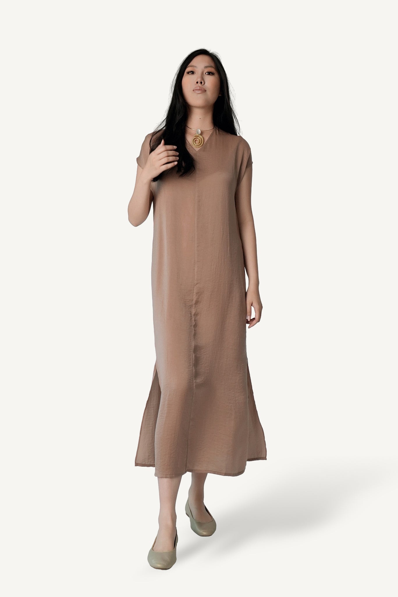 V-Neck Maxi Dress