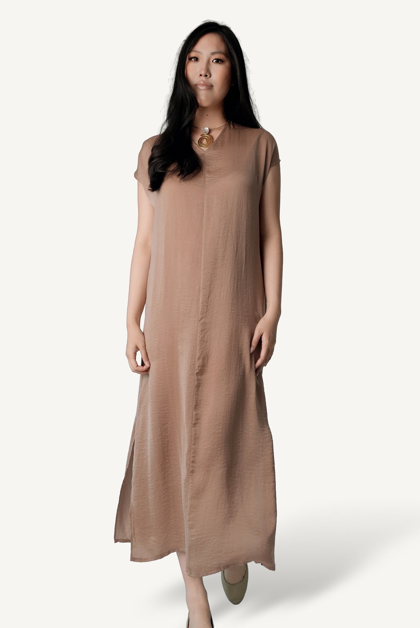 V-Neck Maxi Dress