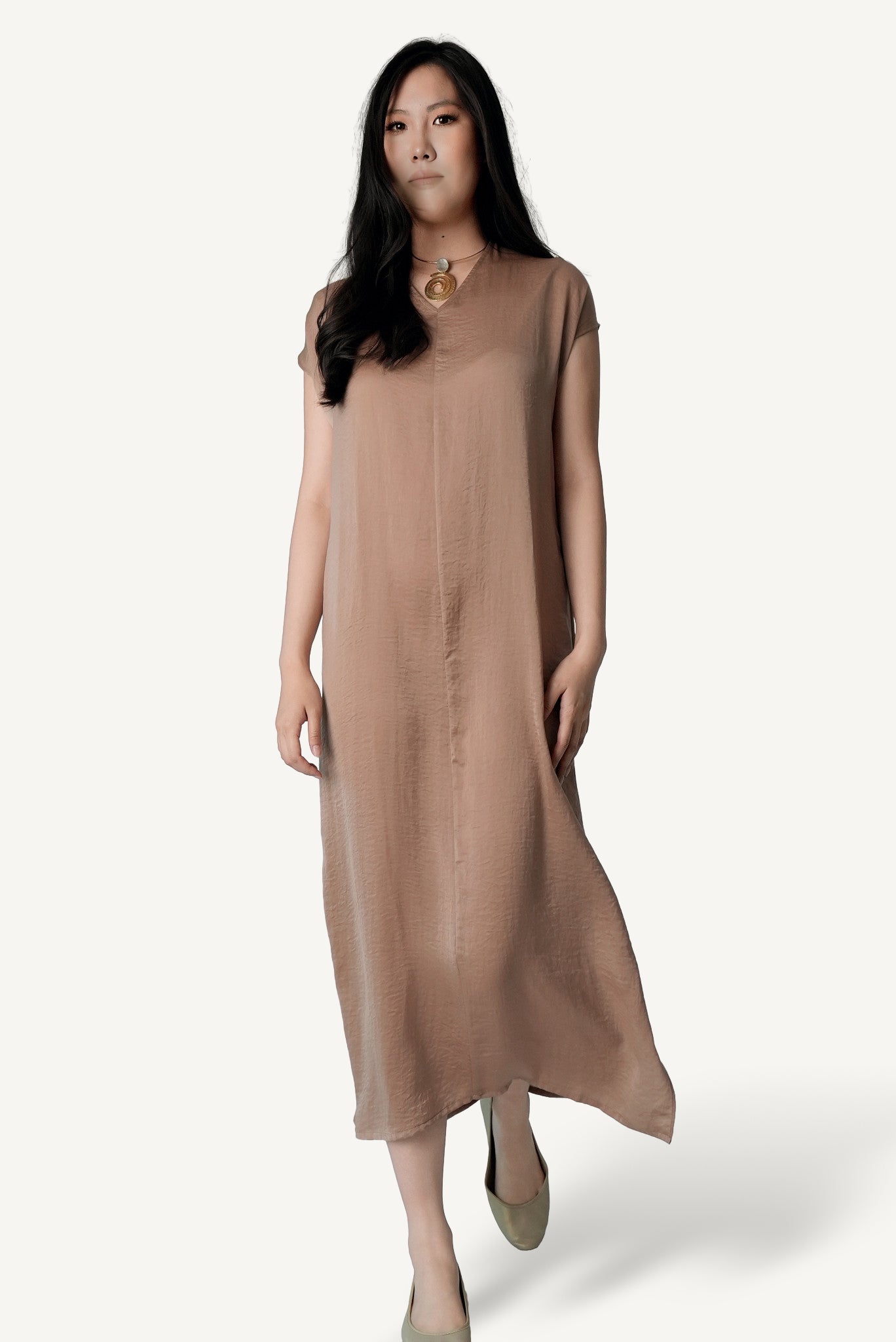 V-Neck Maxi Dress