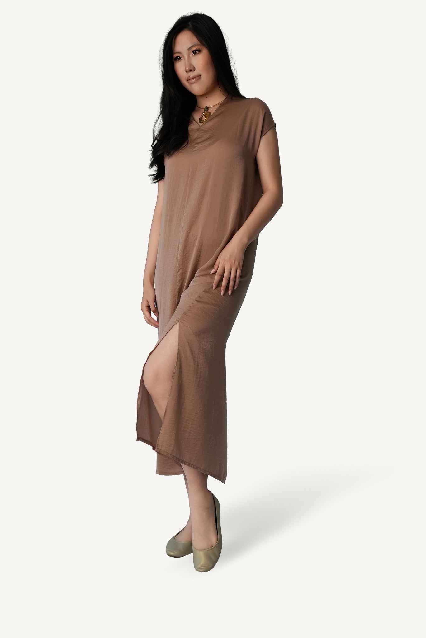 V-Neck Maxi Dress