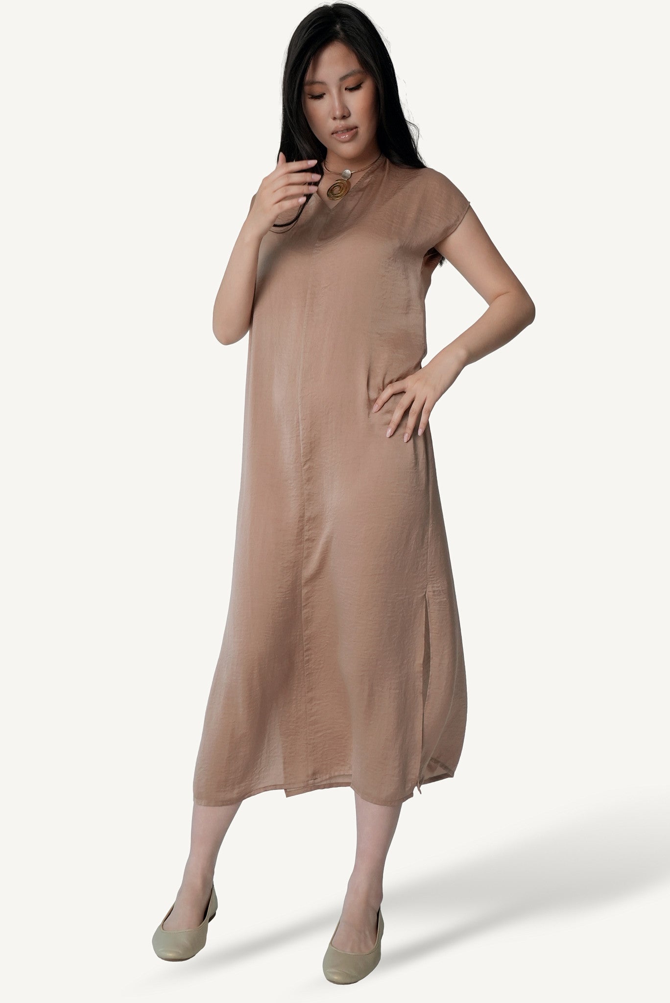 V-Neck Maxi Dress