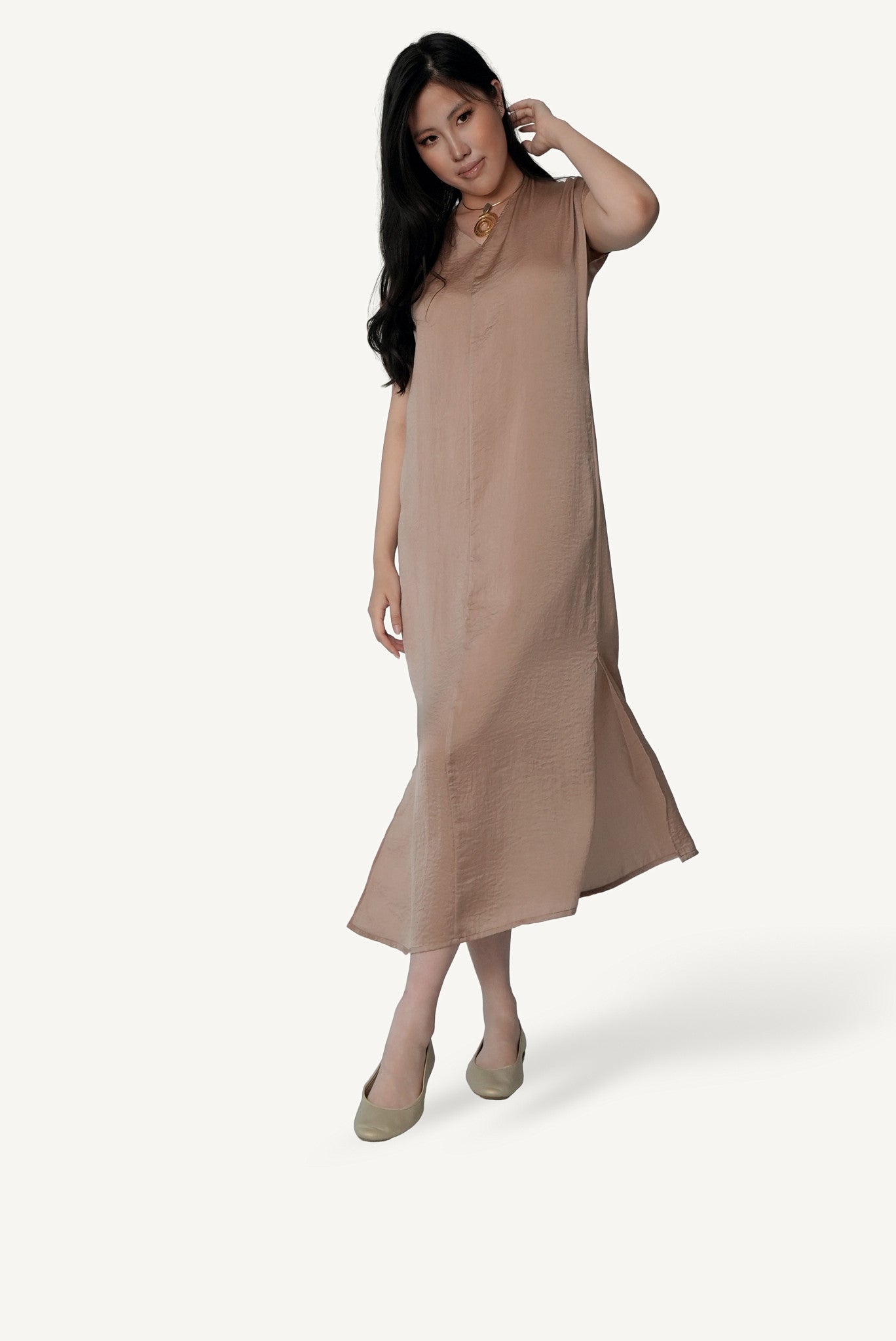 V-Neck Maxi Dress