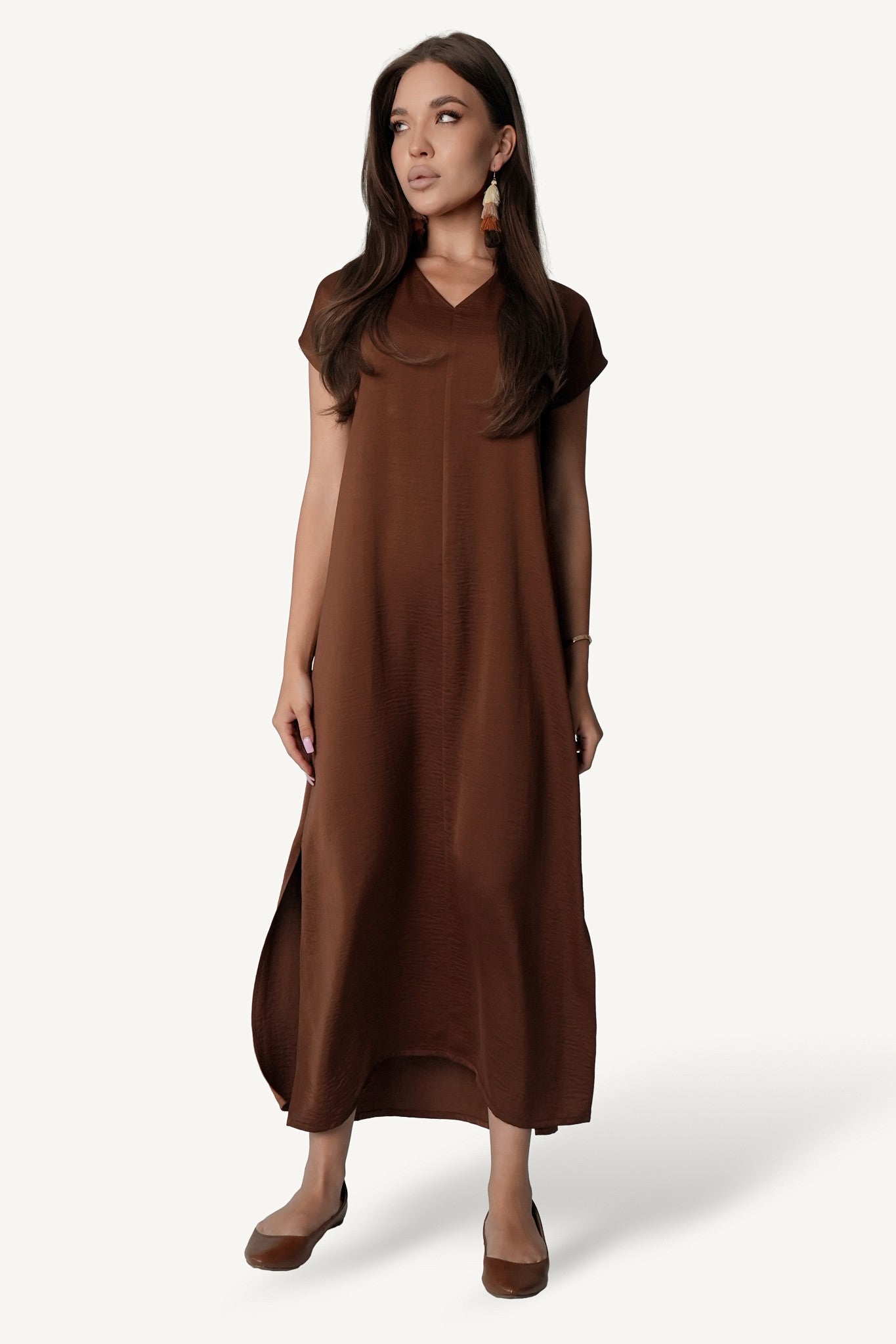 V-Neck Maxi Dress