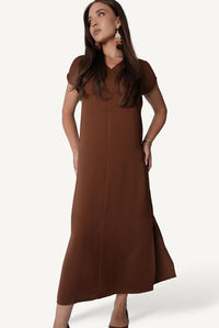 V-Neck Maxi Dress