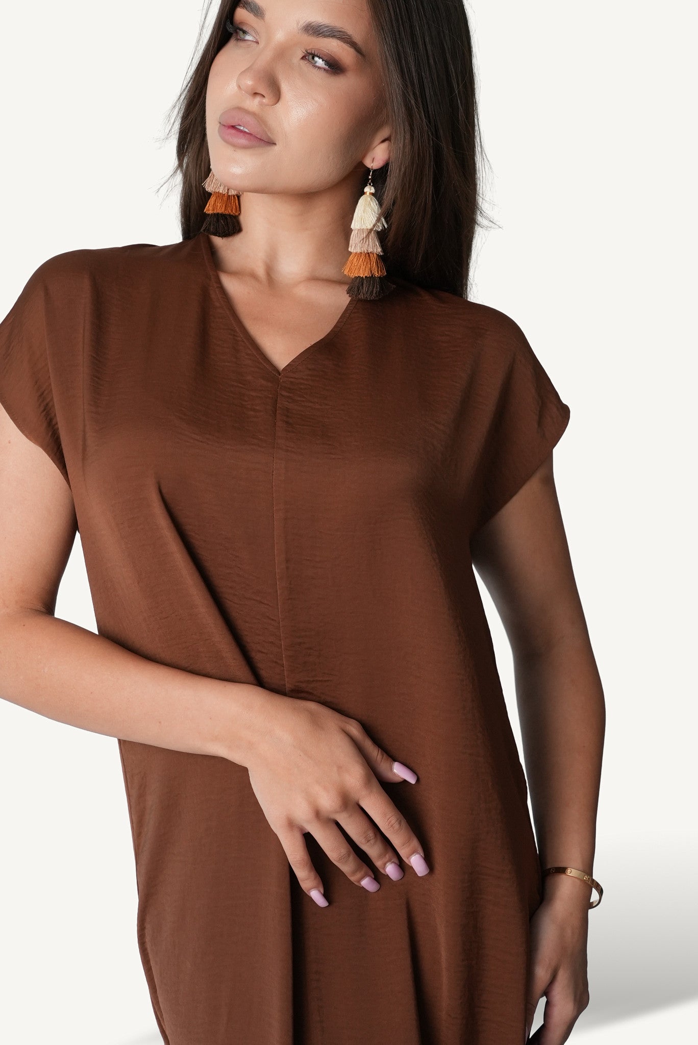 V-Neck Maxi Dress