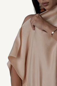Asymmetric Draped Dress