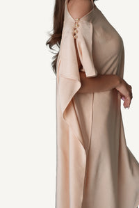 Asymmetric Draped Dress