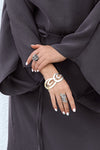 Abstract Puzzle Statement Ring - MAZONKIKI