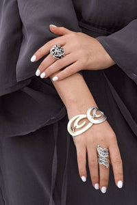 Abstract Puzzle Statement Ring - MAZONKIKI