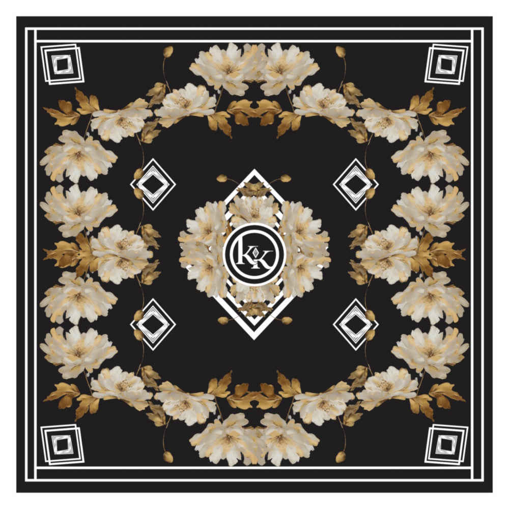 Mazonkiki wearable art silk scarf — Kiki's photography printed on 100% satin silk, limited edition