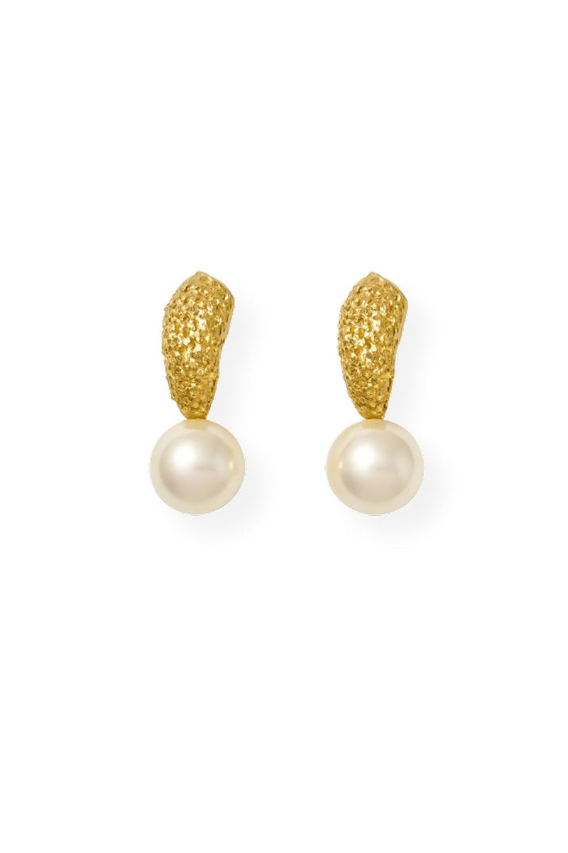 Baroque Pearl Drop Earrings - EarringsMAZONKIKI