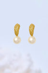 Baroque Pearl Drop Earrings - EarringsMAZONKIKI