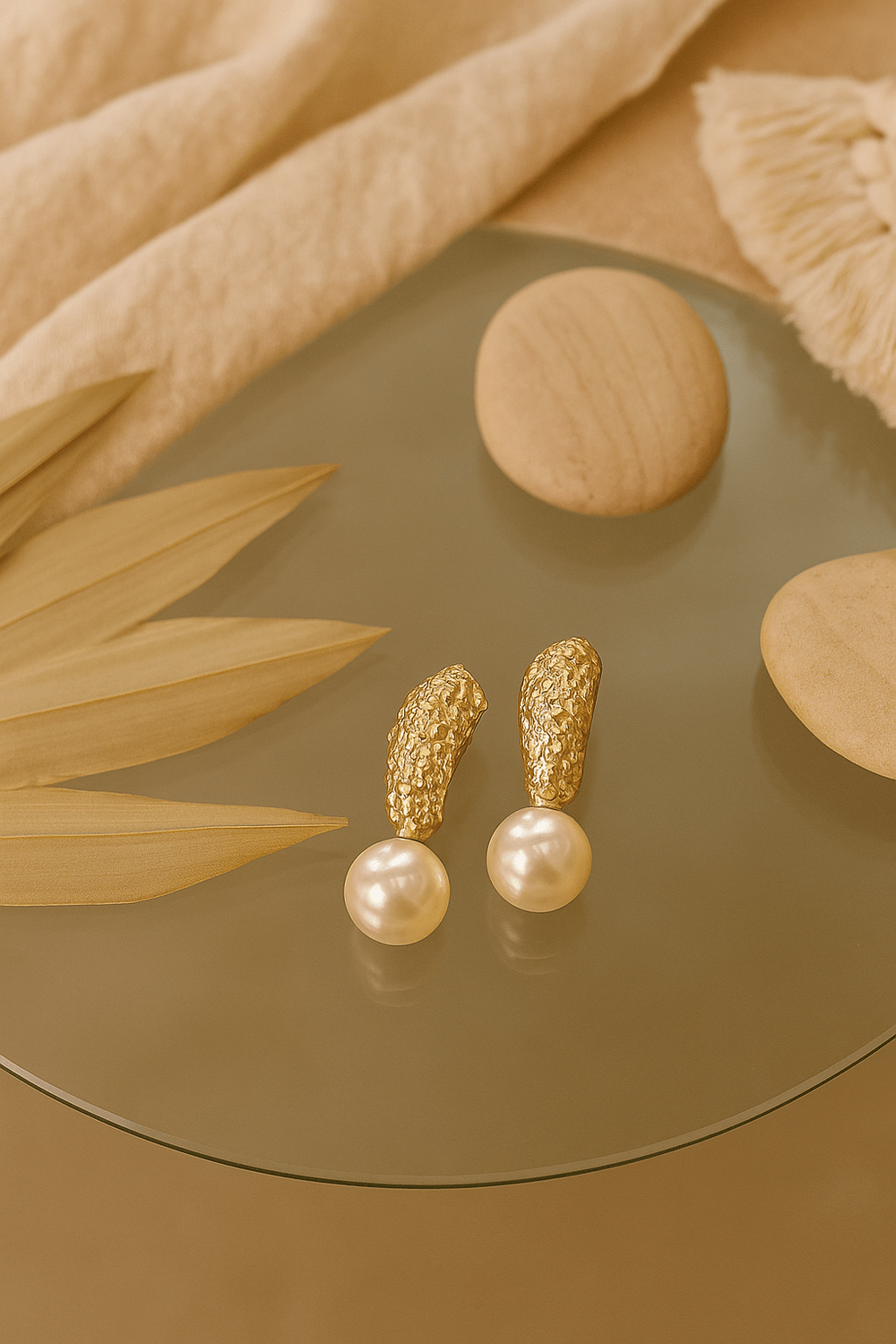 Baroque Pearl Drop Earrings - EarringsMAZONKIKI