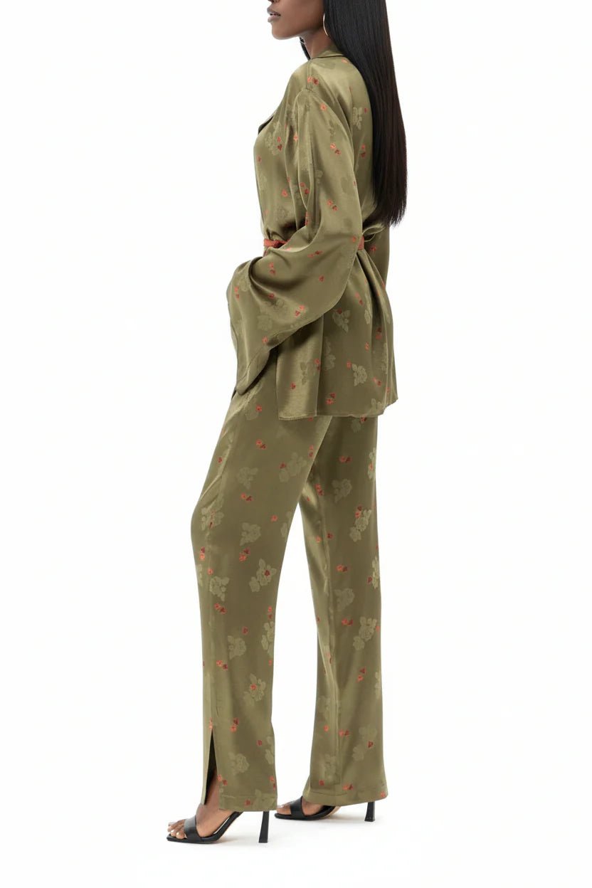 Belted Kimono Lounge Set - lounge setMAZONKIKI