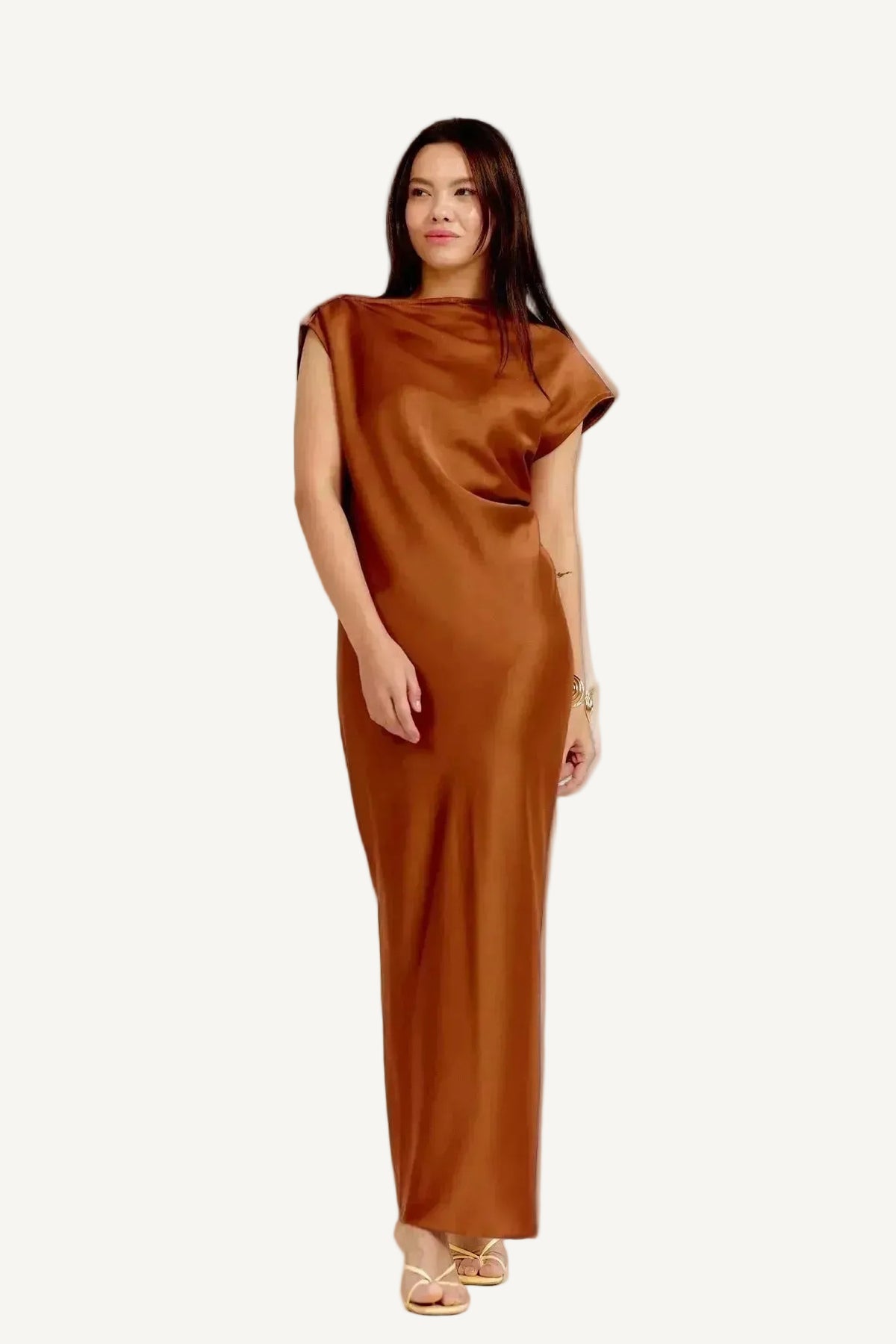 Bronzed Whisper - DressMAZONKIKI
