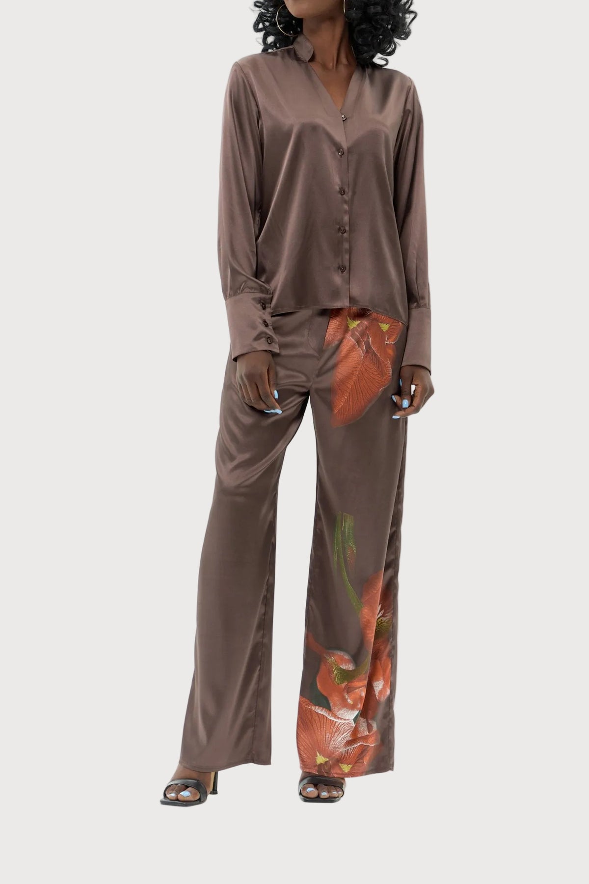 Chocolate Floral Set - lounge setMAZONKIKI