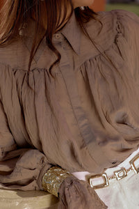 Cotton Gauze Blouse - Romantic Whisper - BlouseMAZONKIKI