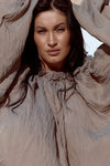 Crushed Clay Blouse - BlouseMAZONKIKI