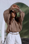 Earthen Whisper Blouse - BlouseMAZONKIKI
