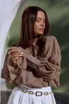 Earthen Whisper Blouse - BlouseMAZONKIKI