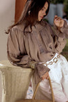Earthen Whisper Blouse - BlouseMAZONKIKI