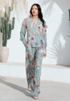 Floral Chic Pantsuit Set - lounge setMAZONKIKI