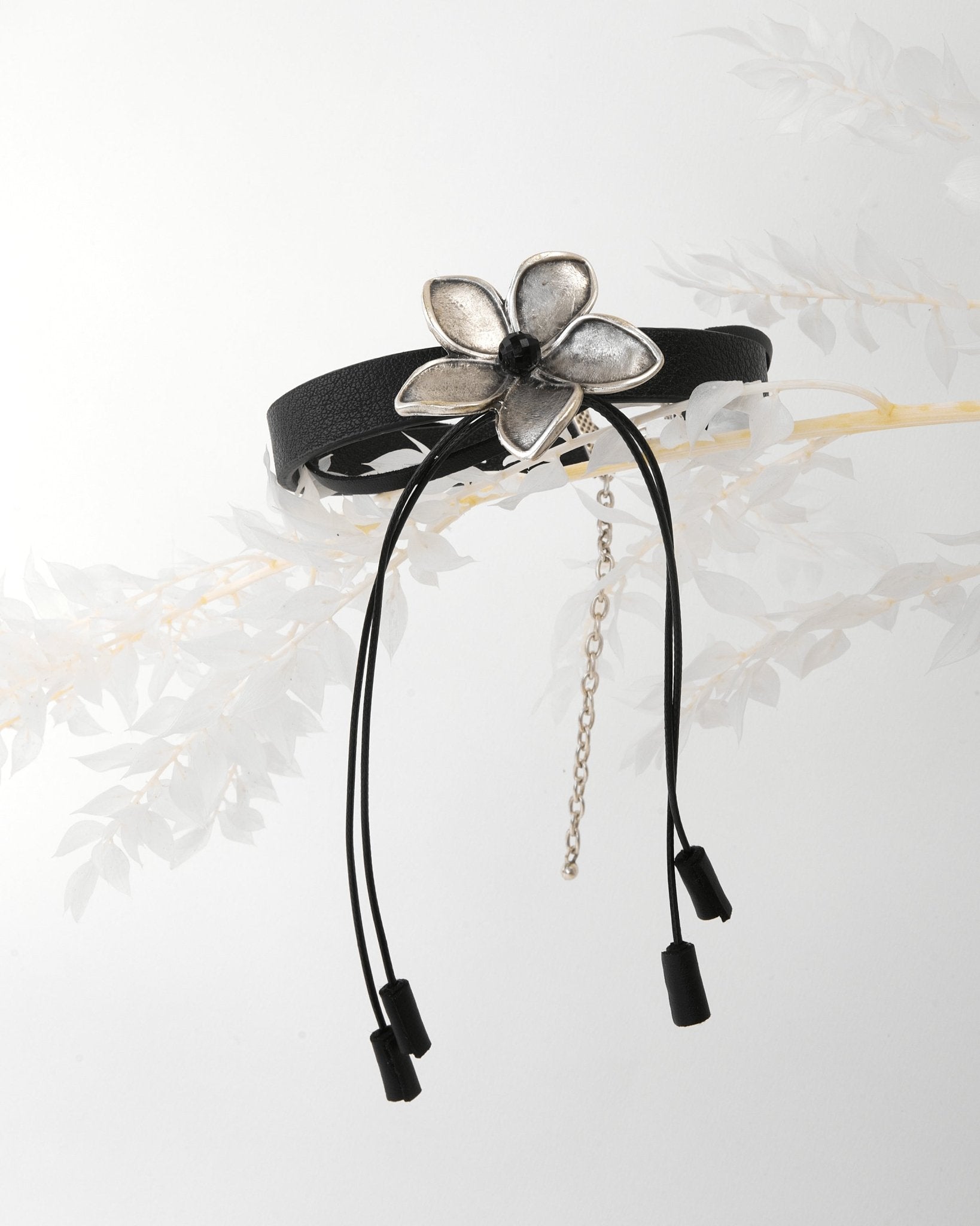 Floral Harmony Ring and Choker Set - Jewelry SetMAZONKIKI