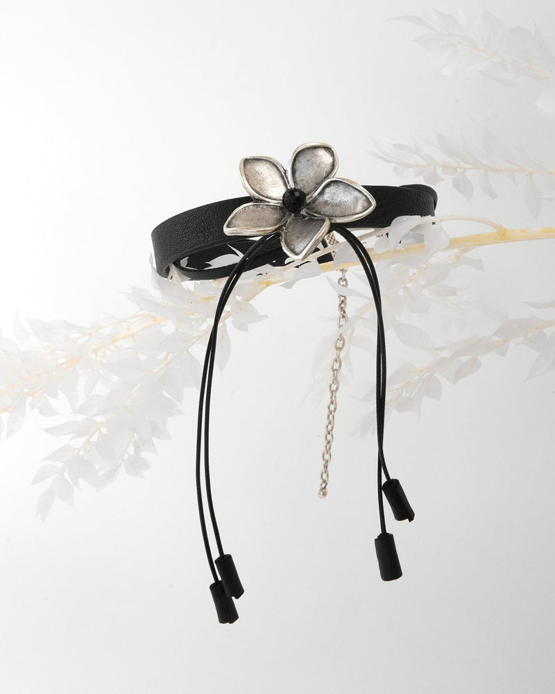 Floral Harmony Ring and Choker Set - Jewelry SetMAZONKIKI