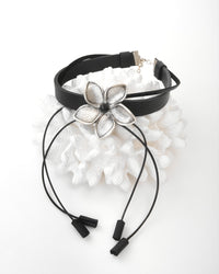 Floral Harmony Ring and Choker Set - Jewelry SetMAZONKIKI