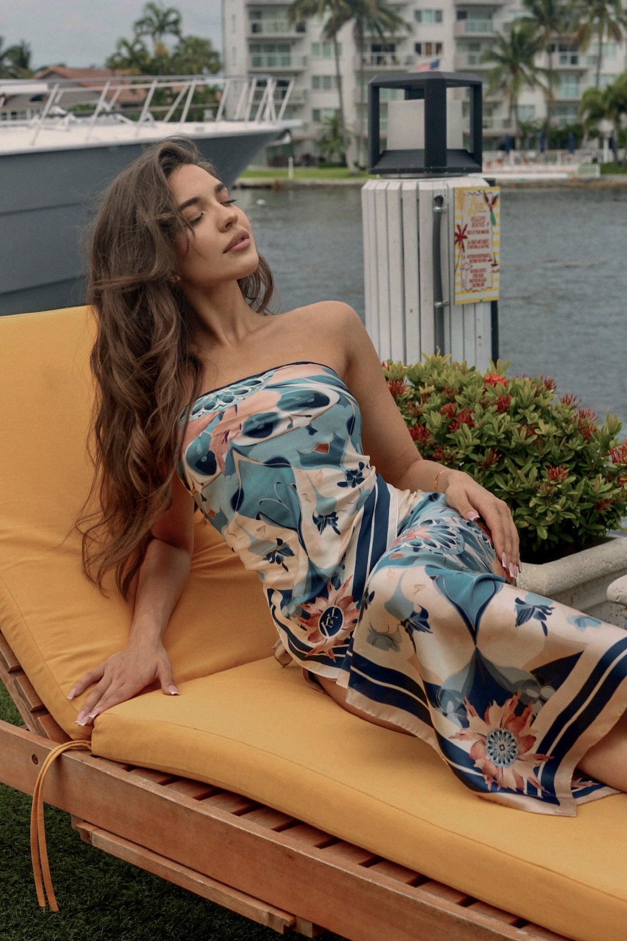 Floral Harmony Silk Scarf - ScarvesMAZONKIKI